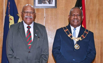 PRIME MINISTER RABUKA MEETS WITH GOVERNOR-GENERAL OF PAPUA NEW GUINEA