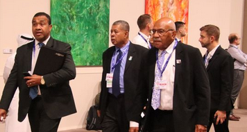 Prime Minister Sitiveni Rabuka Advocates for Green Shipping at COP28's Pacific Blue, Shipping Partnership Discussion