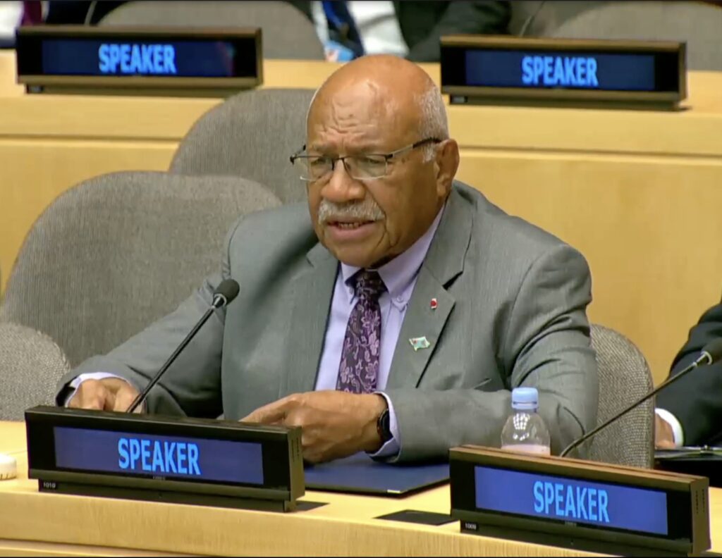 Fiji's Prime Minister Champions Climate Justice at UN General Assembly