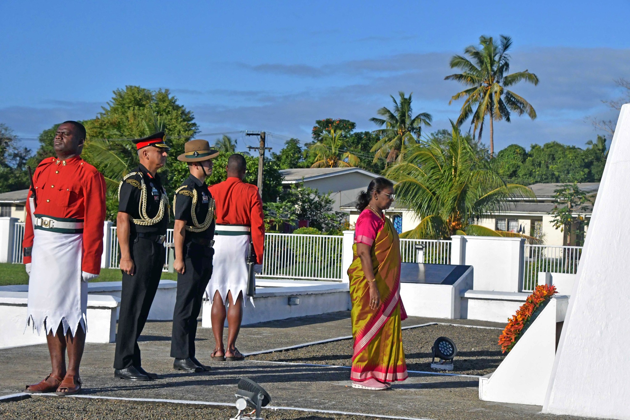 President of the Republic of India Attends the Wreath Laying Ceremony