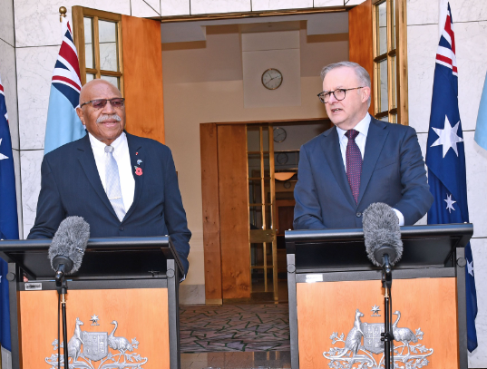 PM Rabuka Conveys Condolence Message to PM Albanese on Stabbing Incident in Sydney