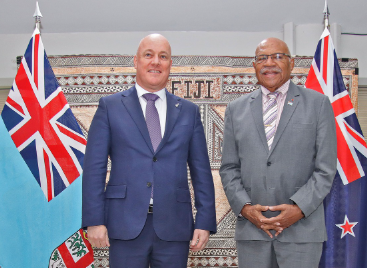 Prime Minister Rabuka Meets With New Zealand Prime Minister: New Assistance Announced for Fiji