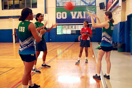 Netball practice